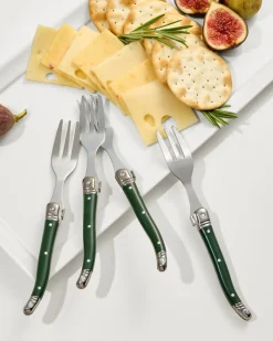 Tommy Bahama Eat, Drink & Be Merry Appetizer Fork Set Green Sale
