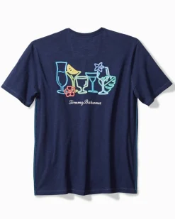 Tommy Bahama Electric Buzz Lux T-Shirt Island Navy Online