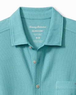 Tommy Bahama Emfielder IslandZone® Knit Short-Sleeve Shirt Delphinium