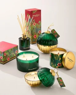 Tommy Bahama 3-oz. Etched Ornament Candle Evergreen Sale