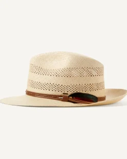Tommy Bahama Ezra Vented Panama Hat Unbleached Clearance