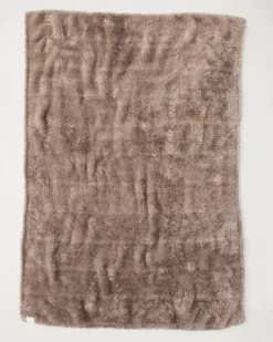 Tommy Bahama Faux Sable Knit Throw Mink Discount