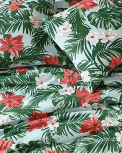 Tommy Bahama Festive Palms Reversible Full/Queen 3-Piece Comforter Set Multicolor