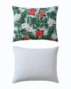 Tommy Bahama Festive Palms Reversible Full/Queen 3-Piece Comforter Set Multicolor