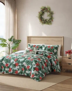 Tommy Bahama Festive Palms Reversible King 3-Piece Comforter Set Multicolor Discount