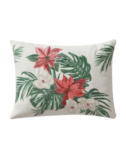 Tommy Bahama Festive Palms Velvet Embroidered Decorative Pillow Multicolor Online