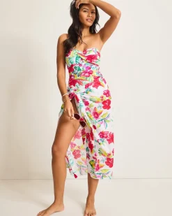 Tommy Bahama Fiesta Floral Pareo White Outlet