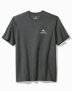 Tommy Bahama Five Star Hotel Graphic T-Shirt Coal Heather Discount