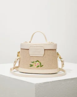 Tommy Bahama Flamingo Pineapple Crossbody Bag Pink Multi Hot