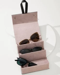 Tommy Bahama Foldable Eyewear Case Black