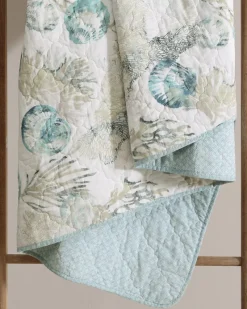 Tommy Bahama Freeport 3-Piece Full/Queen Quilt Set Blue Discount