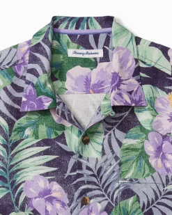 Tommy Bahama Fridas Garden Silk Camp Shirt Coastline Hot