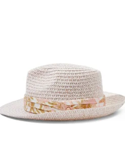 Tommy Bahama Gracetown Fedora Hat Natural
