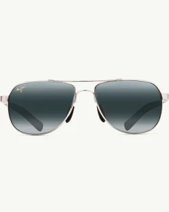Tommy Bahama Guardrails Sunglasses by Maui Jim® Silver Hot