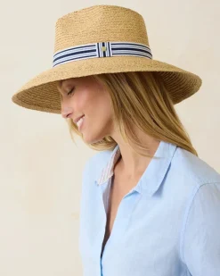 Tommy Bahama Hampton Raffia Sun Hat Natural Discount