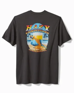 Tommy Bahama Hazy Conditions Graphic T-Shirt Coal Outlet