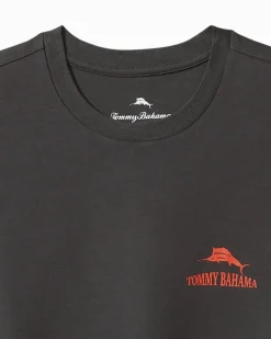 Tommy Bahama Hazy Conditions Graphic T-Shirt Coal Outlet
