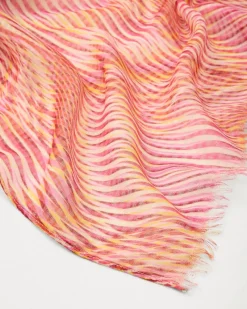 Tommy Bahama Hazy Wavy Wrap Scarf Dahlia Hot