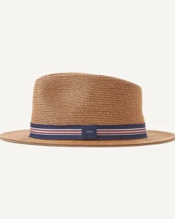 Tommy Bahama Hester Packable Braid Hat Copper