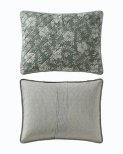 Tommy Bahama Hibiscus Reversible 3-Piece King Quilt Set Jungle New