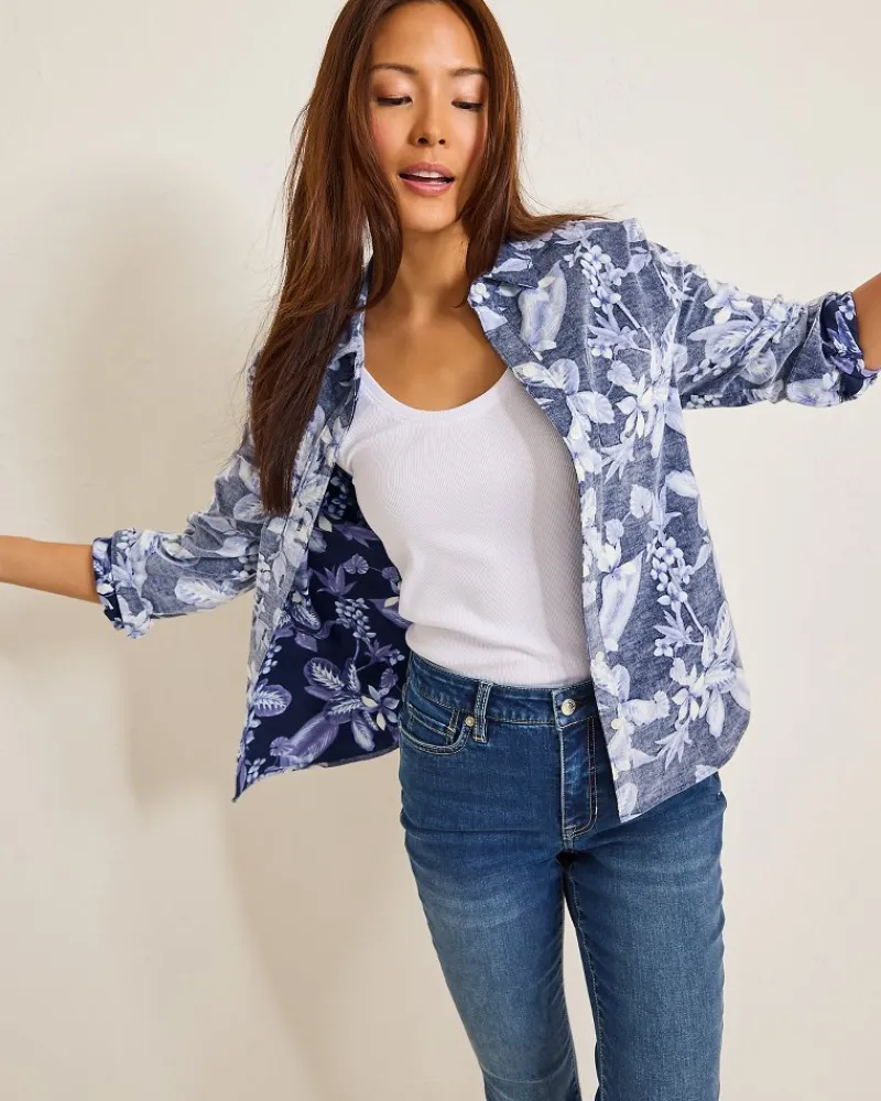 Tommy Bahama Hightide Flora Cord Shirt Coastline Online