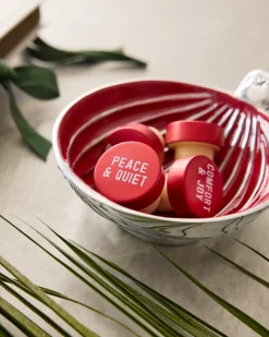 Tommy Bahama Holiday Bottle Stopper Set Red New