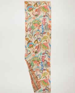 Tommy Bahama Hypnotic Garden Double Face Scarf Cream Online