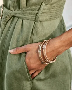 Tommy Bahama Indigo Bay Sealife Bangle Set Gold Hot