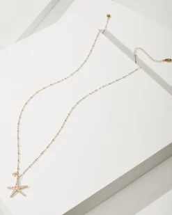 Tommy Bahama Indigo Bay Starfish Pendant Necklace Gold Sale