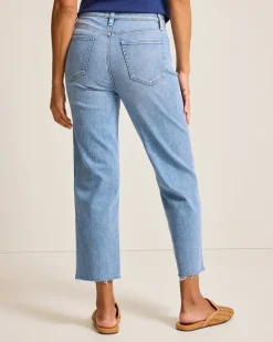 Tommy Bahama Indigo Palms™ High-Rise Cropped Straight-Leg Jeans Amalfi Coast Wash Clearance