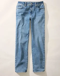 Tommy Bahama Indigo Palms™ High-Rise Straight-Leg Jeans Med Azul Wash