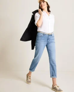 Tommy Bahama Indigo Palms™ Mid-Rise Slim Boyfriend Jeans Amalfi Coast Wash Clearance