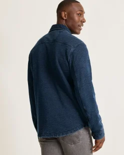 Tommy Bahama Paradise CPO Shirt Jacket Indigo New