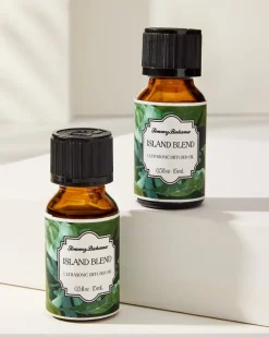 Tommy Bahama Ceramic Pineapple Diffuser Oil Refill Set Island Blend Discount