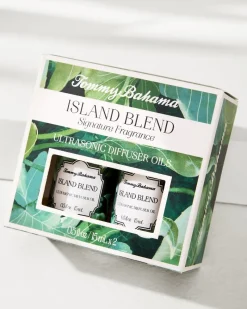 Tommy Bahama Ceramic Pineapple Diffuser Oil Refill Set Island Blend Discount