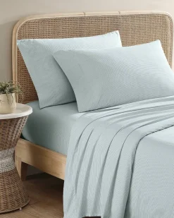 Tommy Bahama Island Cays Queen Sheet Set Blue