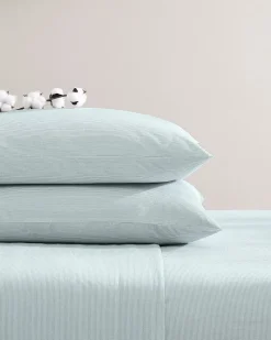 Tommy Bahama Island Cays Queen Sheet Set Blue