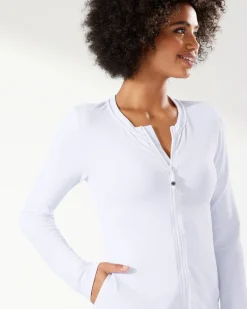 Tommy Bahama Island Cays Rash Guard White Best