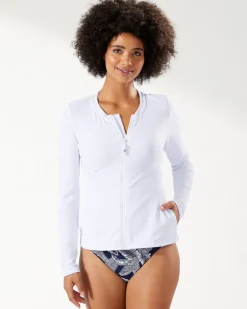 Tommy Bahama Island Cays Rash Guard White Best