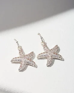 Tommy Bahama Island Essence Starfish Earrings Silver Discount