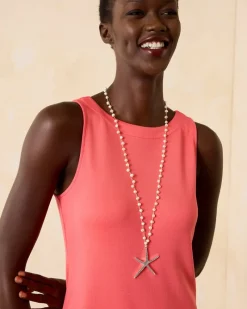 Tommy Bahama Island Essence Starfish Pendant Necklace Silver Best