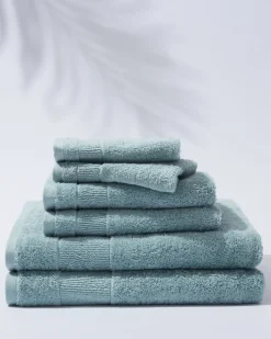 Tommy Bahama Island Retreat 6-Piece Bath Towel Set Blue Sale