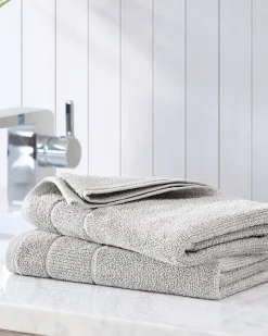 Tommy Bahama Island Retreat 2-Piece Hand Towel Set Grey Sale