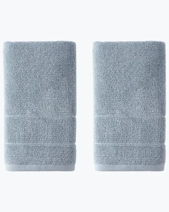 Tommy Bahama Island Retreat 2-Piece Hand Towel Set Tranquil Blue Hot