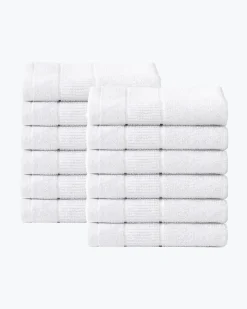 Tommy Bahama Island Retreat 12-Piece Wash Towel Set White