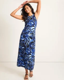 Tommy Bahama Jasmina Bravo Blooms Maxi Dress Black Outlet