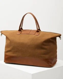 Tommy Bahama Journeyman Tour Bag Brown New