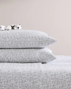 Tommy Bahama Koya Bay 4-Piece King Sheet Set Grey Outlet