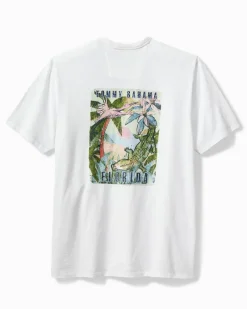 Tommy Bahama Later Gator Short-Sleeve Lux T-Shirt White Online