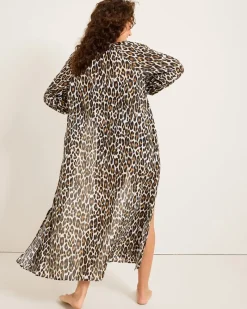 Tommy Bahama Leopard Beach Duster Black Discount